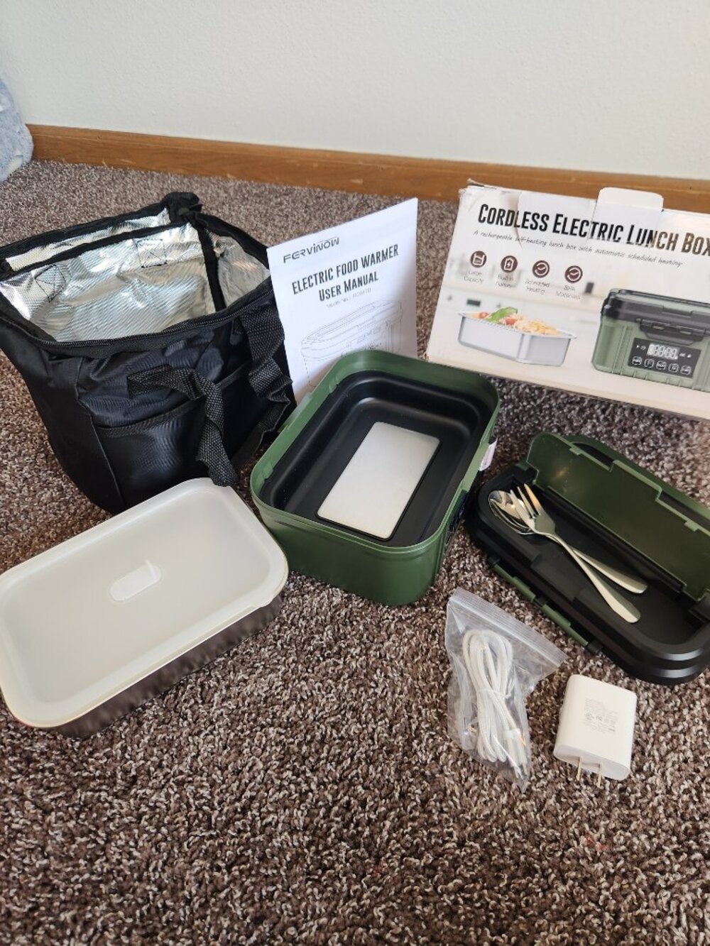 Cordless Electric Lunch Box - Picture 4 of 6